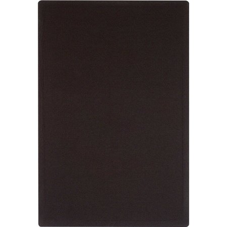 Quartet Fabric Bulletin Board, Frameless, w/ Hardware, 4'x3', Black QRT7684BK